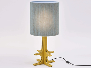 KAALA - Ceramic and hemp table lamp by Paolo Castelli - view 3